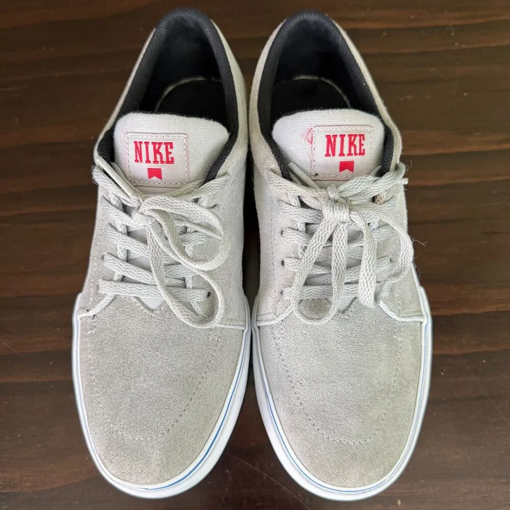 Nike Satire Armory Slate Suede SB Shoes Youth Boys Size 6 Gray Women 7.5